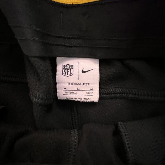 Nike Steelers Joggers Youth Medium 10 12 Therma Fit NFL Sweatpants - Picture 2 of 13